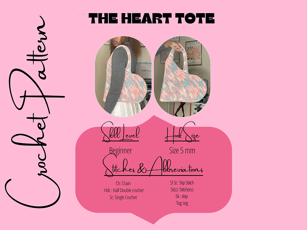 Thumbnail: The Heart Tote | Crochet Pattern