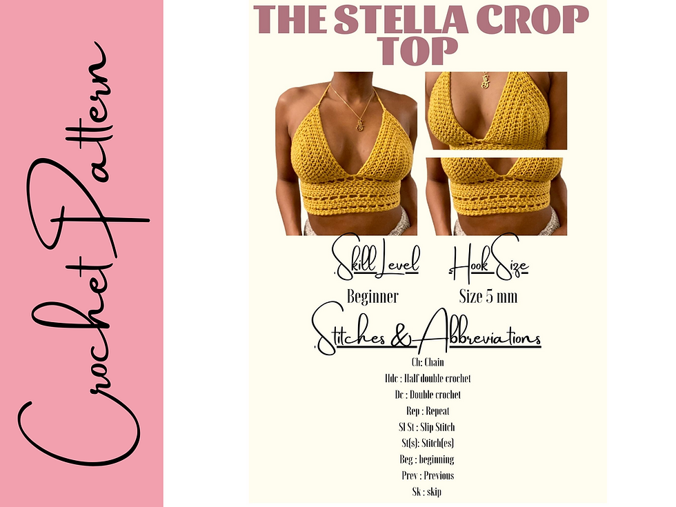 Thumbnail: Stella Top | Crochet Pattern