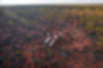 Aerial of an exploration drill rig in the red dirt of Kalgoorlie, Western Australia. .jpg