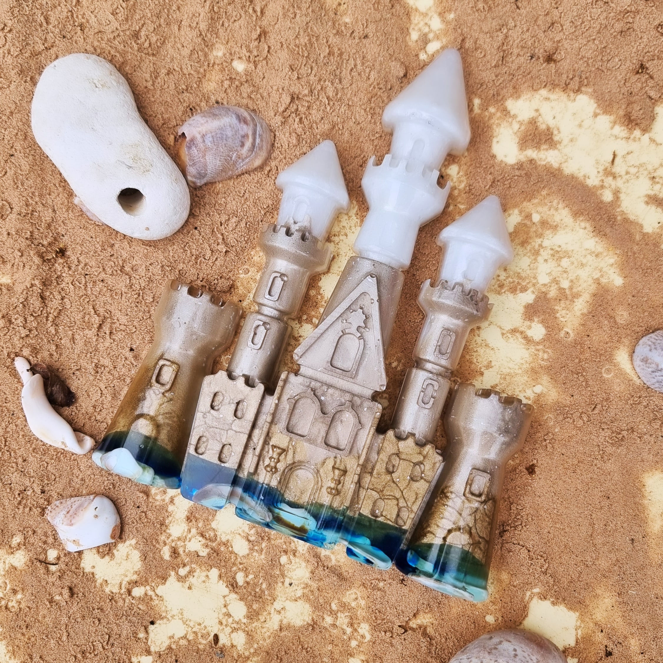 Seaside sand castle 