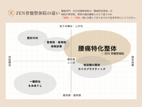【ひと目で分かる!】ZENの施術の違い。