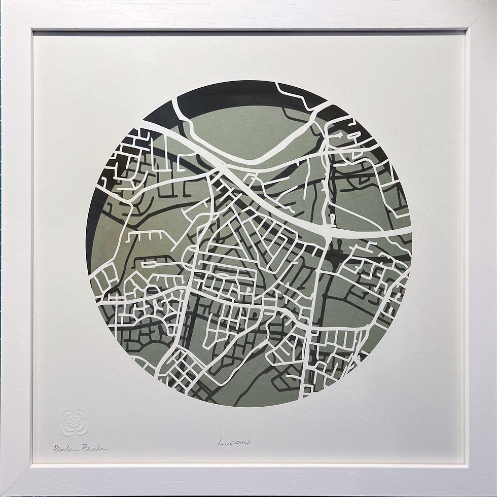 Thumbnail: Papercut artwork of Lucan