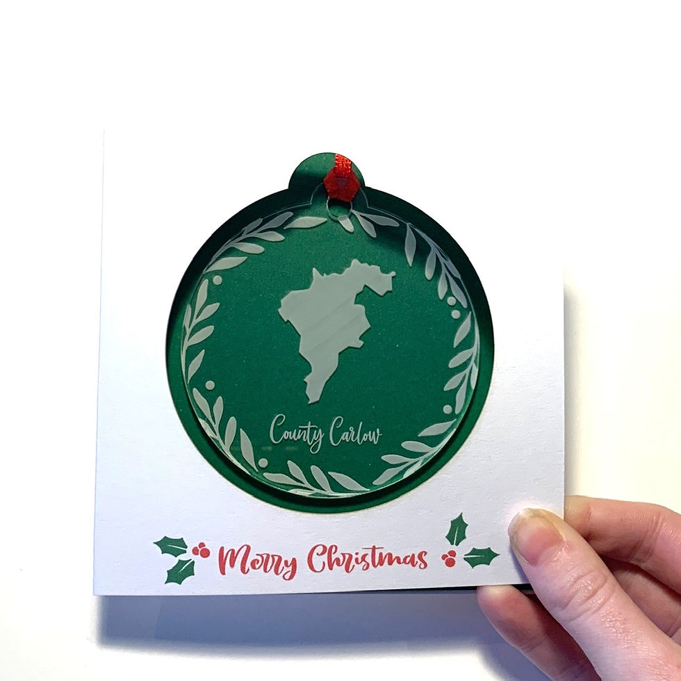 County Carlow xmas ornaments