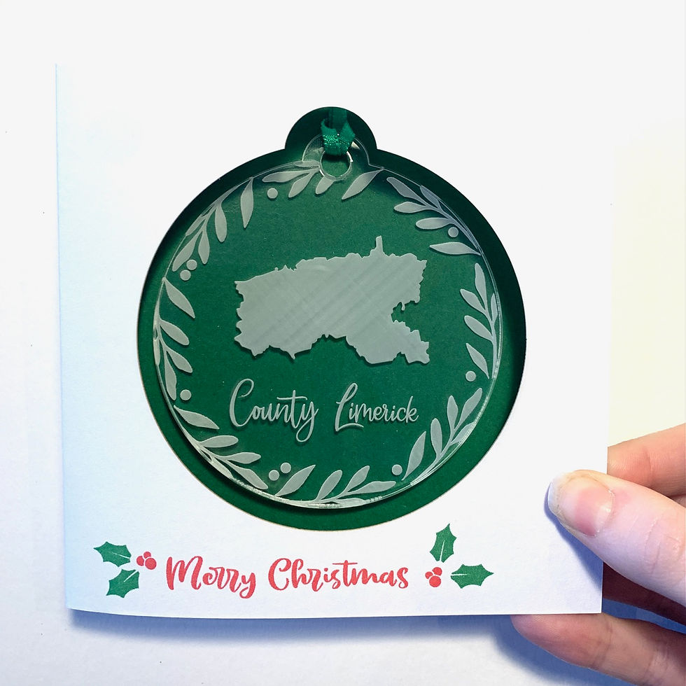 County Limerick xmas ornaments
