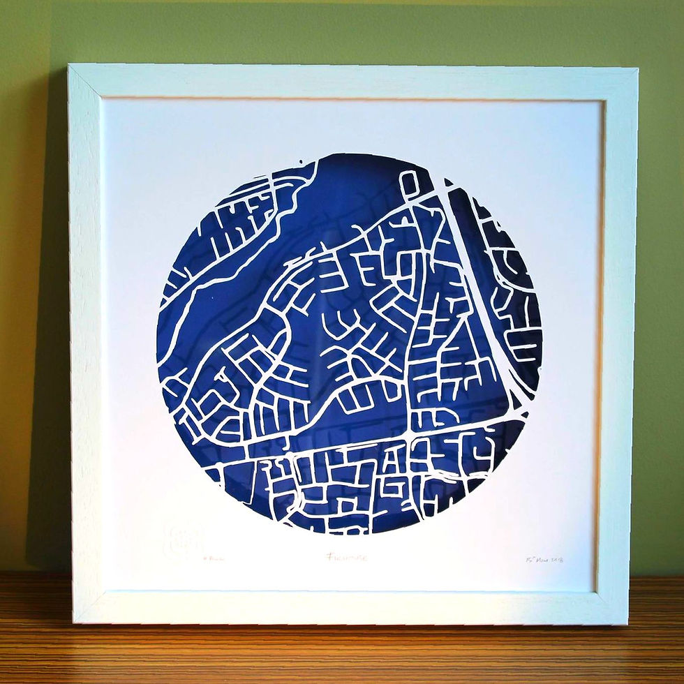 Thumbnail: Firhouse papercut artwork