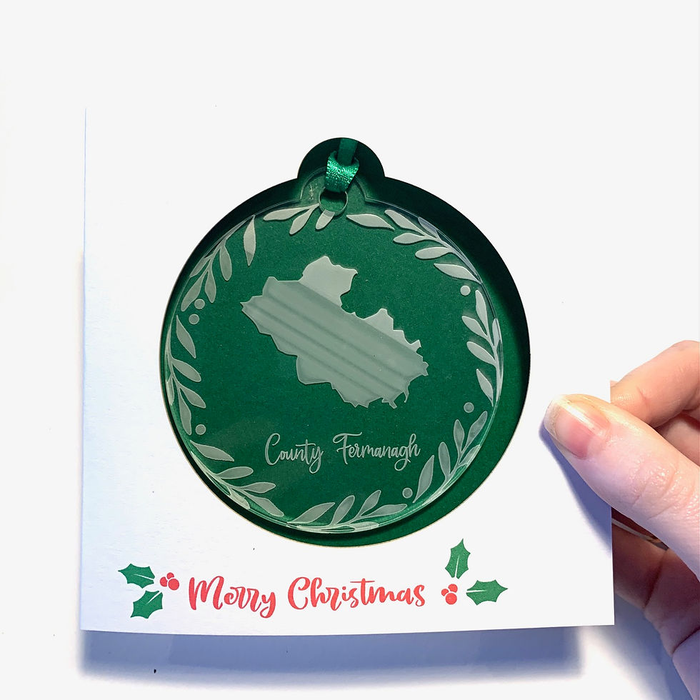 County Fermanagh xmas ornaments