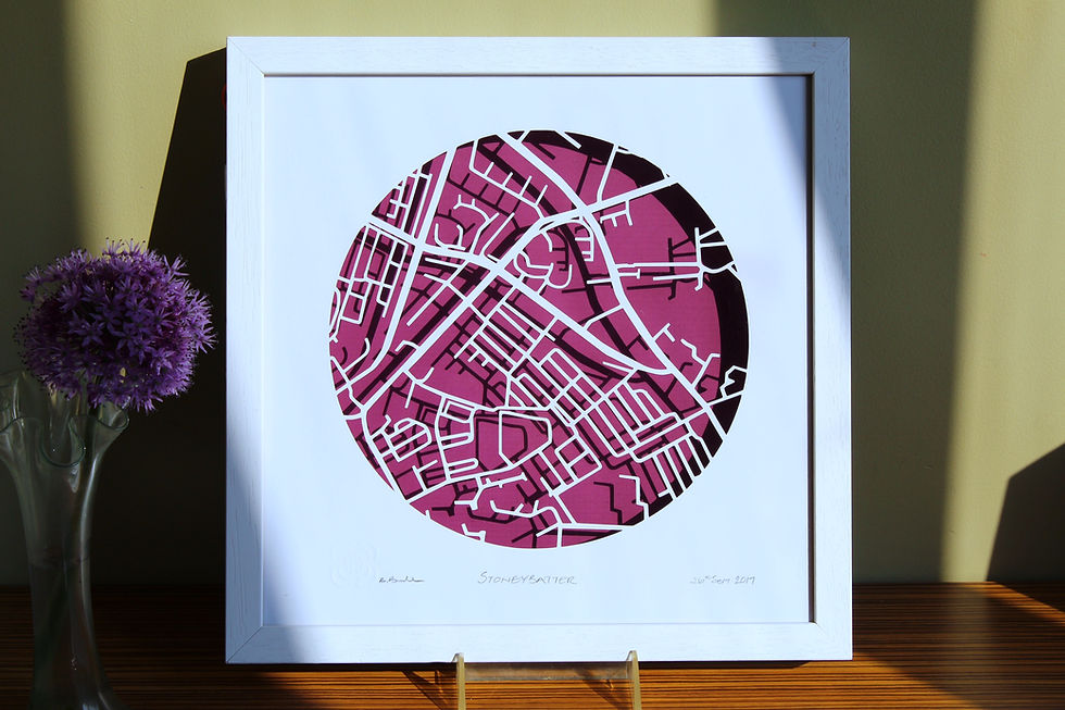 Thumbnail: Stoneybatter papercut artwork