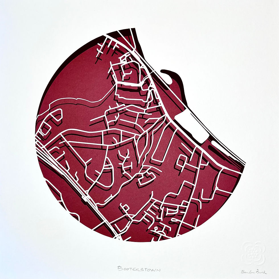 Thumbnail: Booterstown papercut artwork