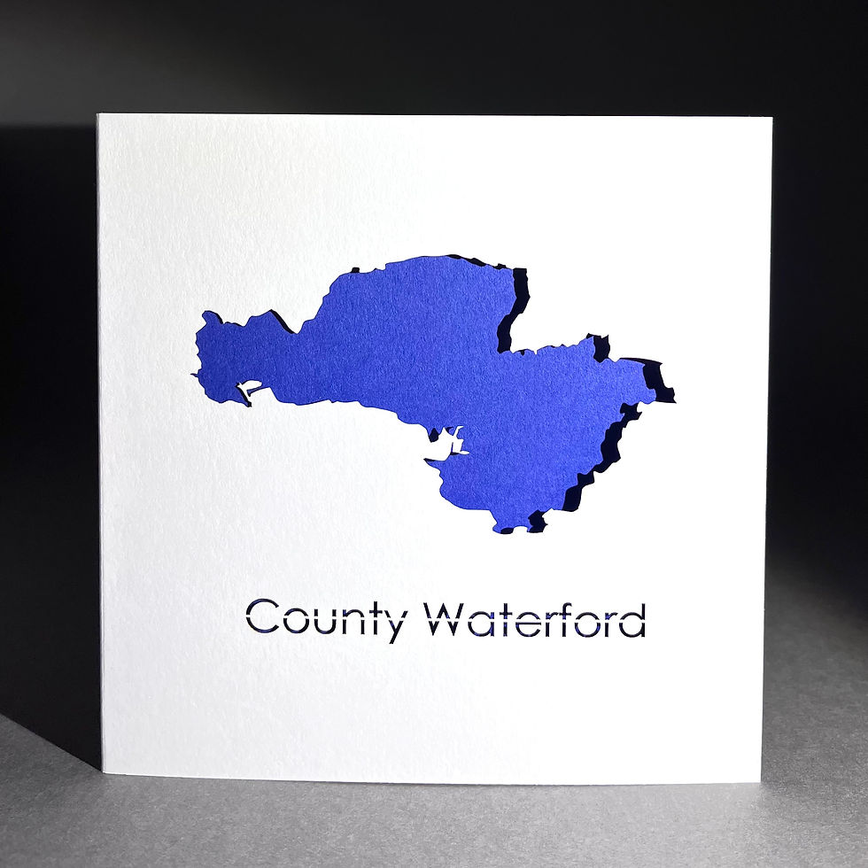 Thumbnail: Blue County Waterford Greeting card