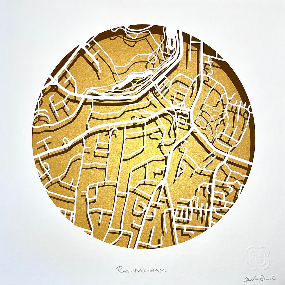Thumbnail: Rathfarnham papercut artwork