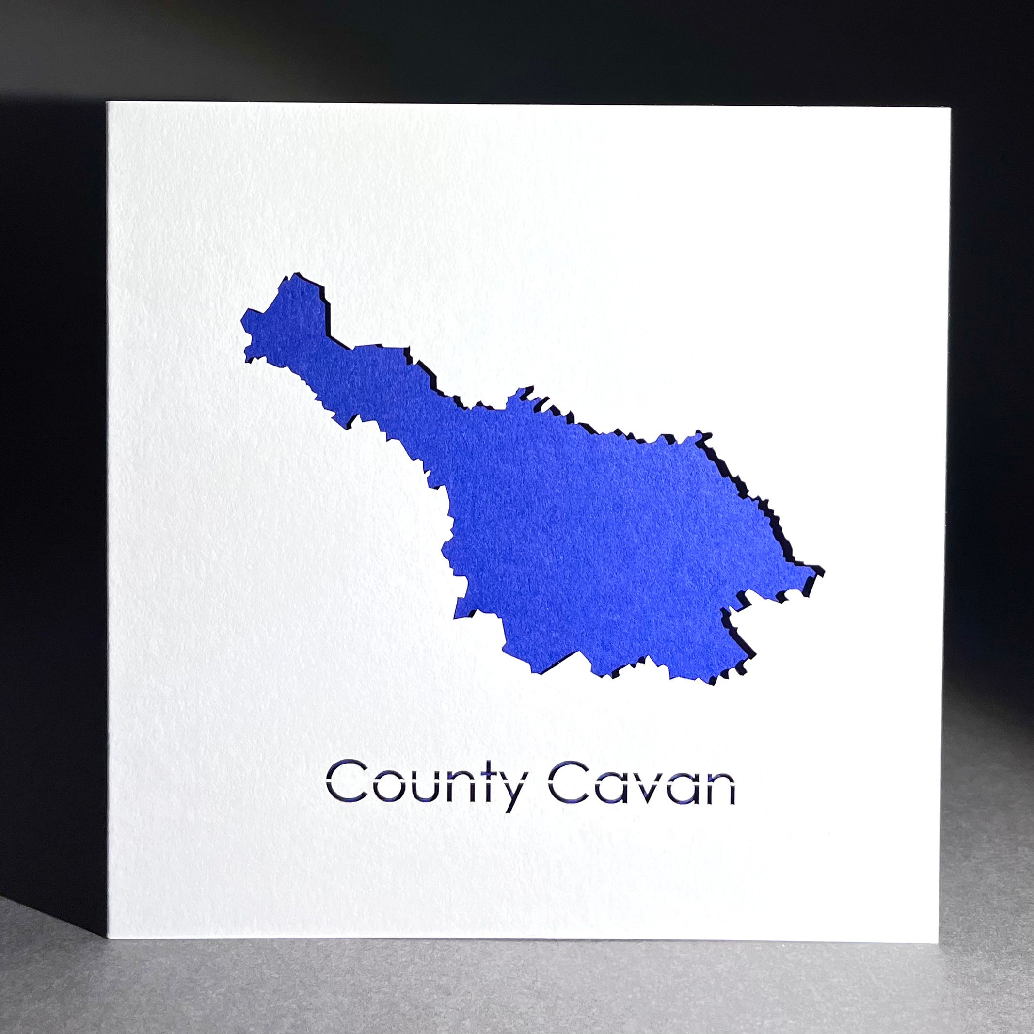 Blue County Cavan Greeting Card