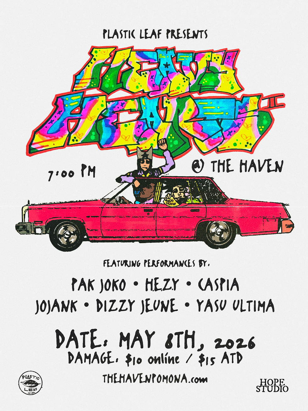 Heavy Hearts II: Pak Joko, H.E.Z.Y., Caspia, JOJANK, Dizzy Jeune, Yasu Ultima