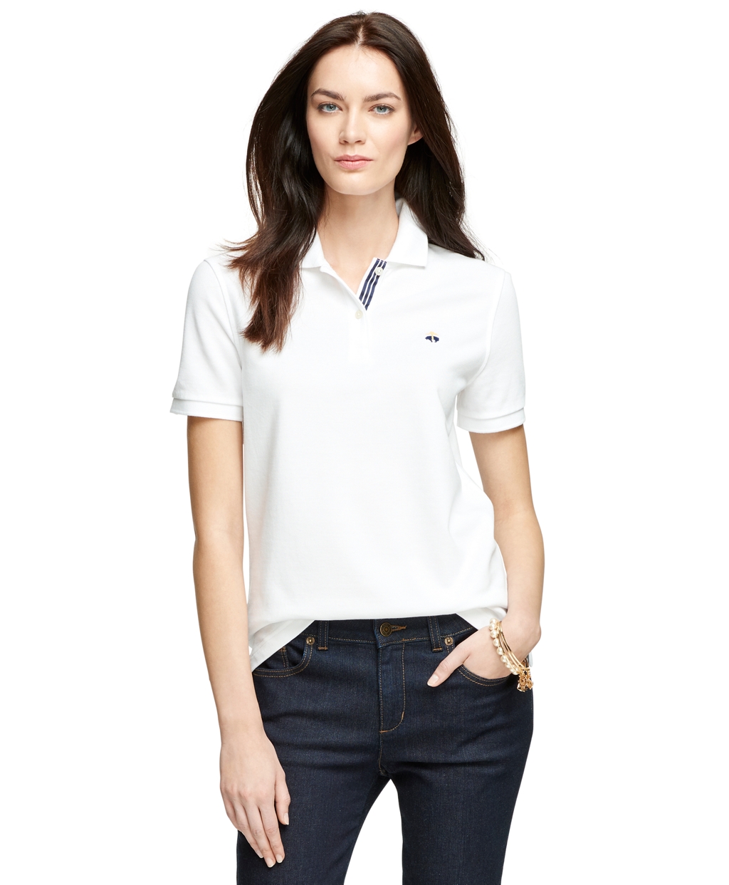 POLO BLANCA PARA UNIFORME