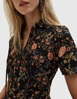 Farrow _ Lydia Floral Midi Dress