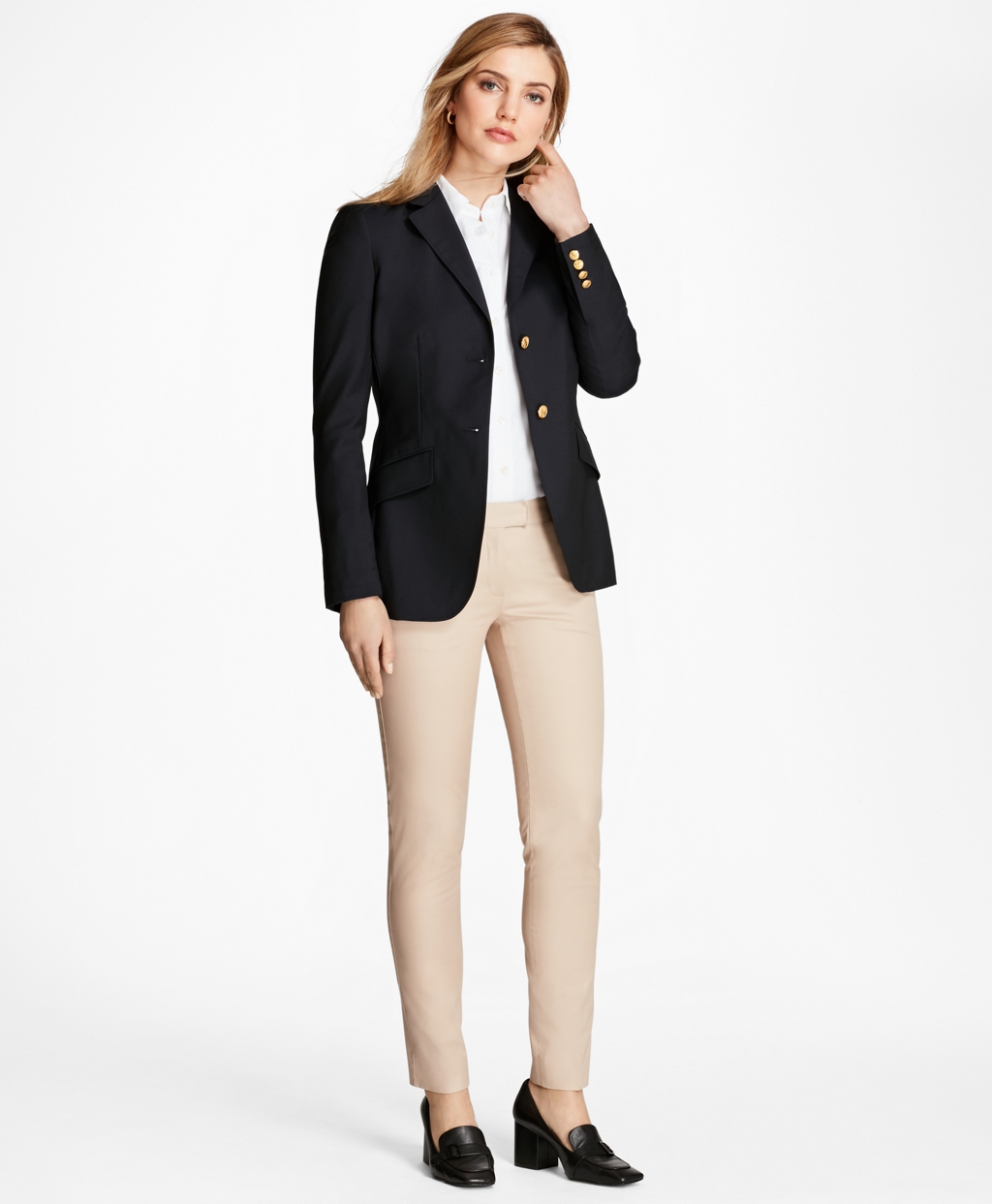 BLAZER AUL OSCURO PANTALON DRIL DAMA