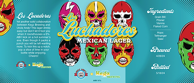 US Los Luchadores Mexican Lager Label.png