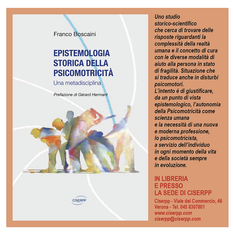 Miniatura: EPISTEMOLOGIA STORICA DELLA PSICOMOTRICITÀ. Una metadisciplina