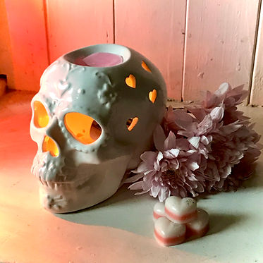 skull burner and melts