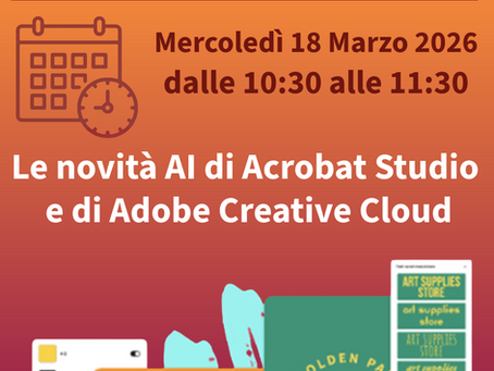 Incontra gli esperti Adobe