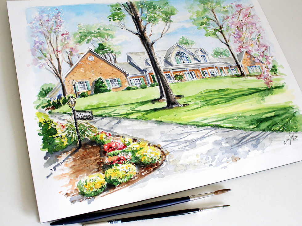 11 x 14 House Portrait