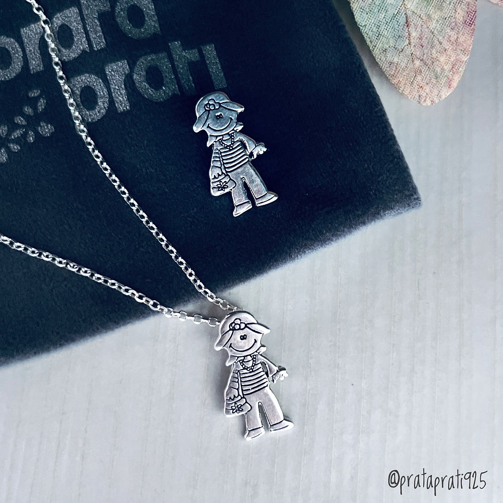 Miniatura: Pingente Menina, 3xR$35