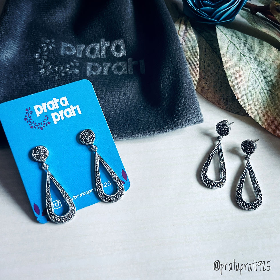 Miniatura: Brinco Gota Marcassitas, 3xR$69