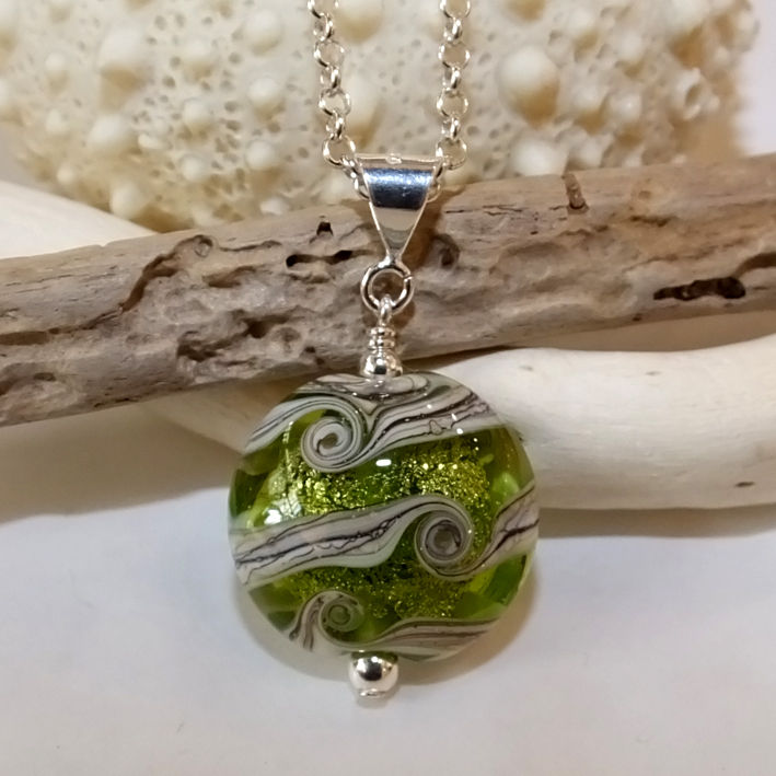 Thumbnail: Sea Glints (Green) Jewellery Range