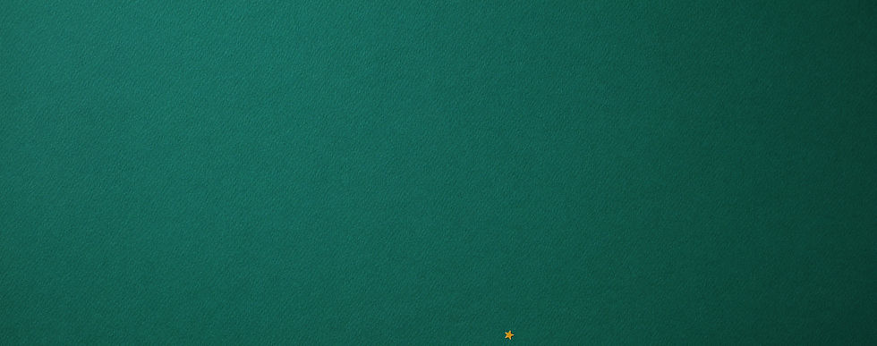 Christmas green background with red and gold baubles, pine branches, and stars Xmas greeti