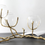 Thumbnail: Brass and Glass Candle Holder : 405x230x220mm 
