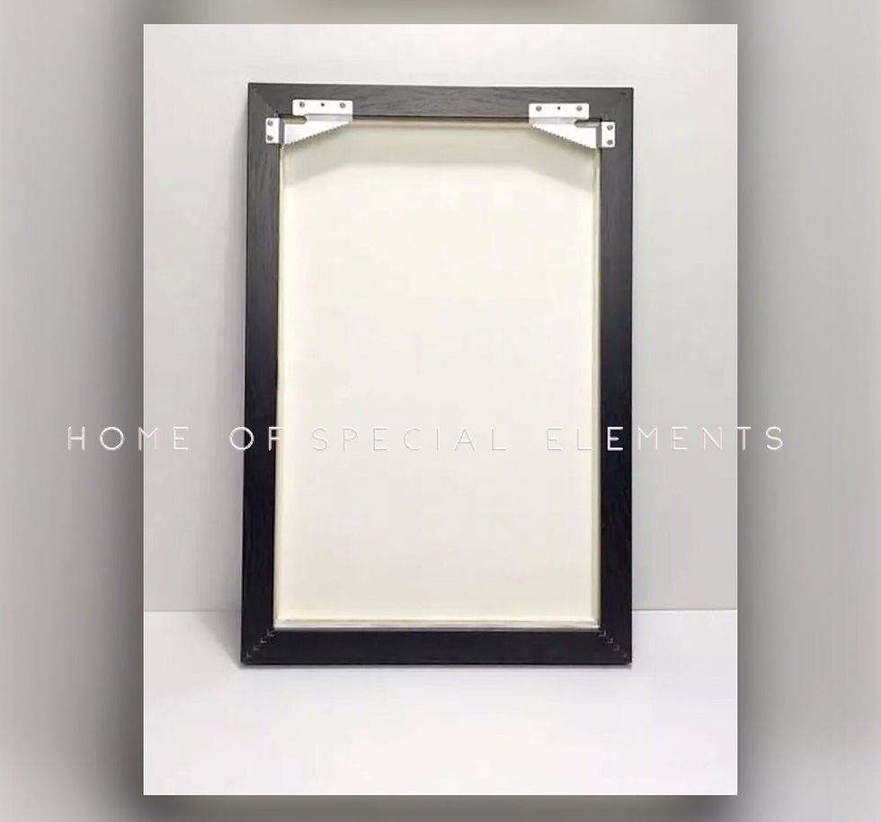 Thumbnail: 50x70cm Abstract Canvass Digital Gold Framed Painting