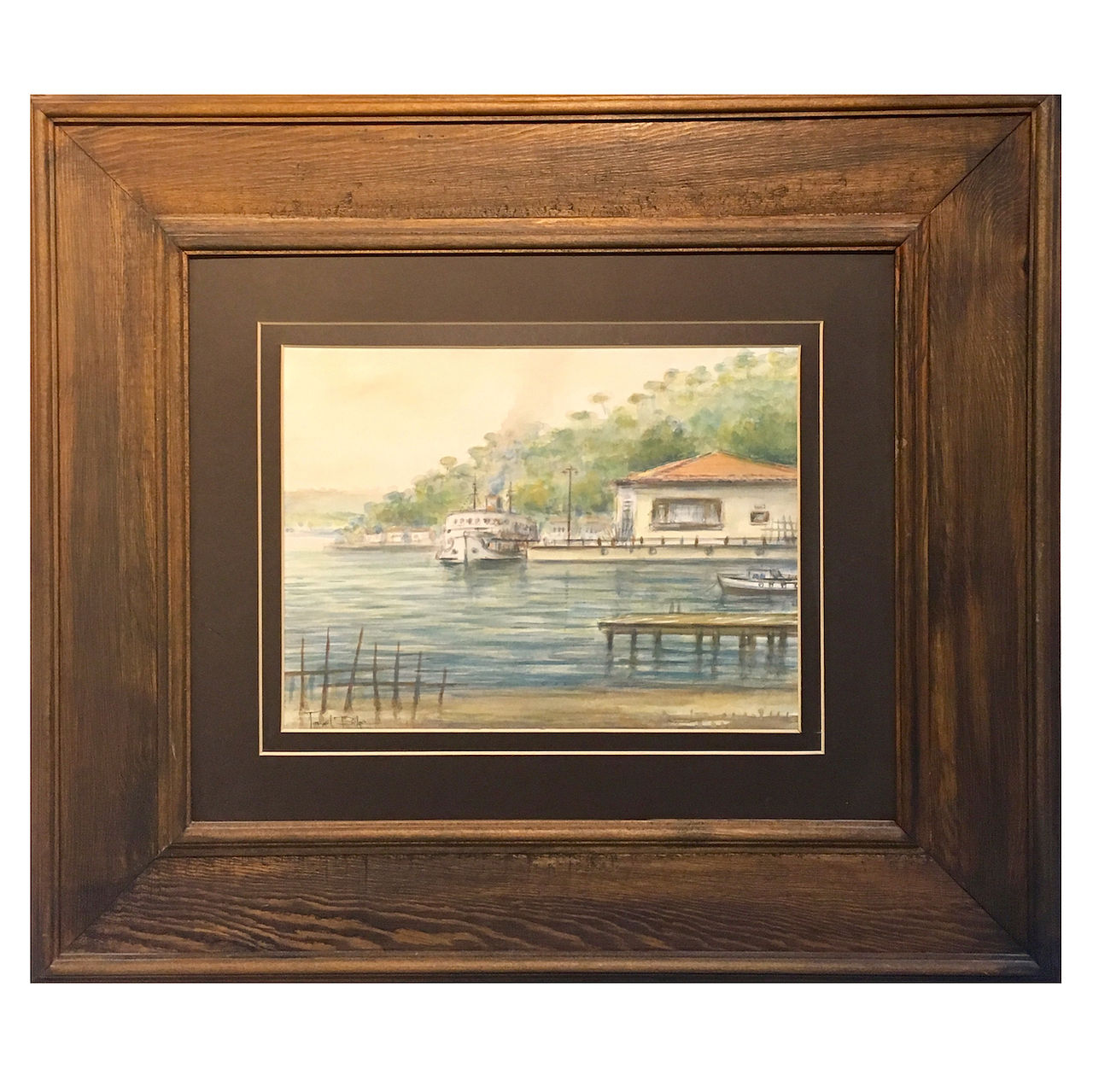 Pastel resime çerçeve, ahşap 3 parçalı çerçeve