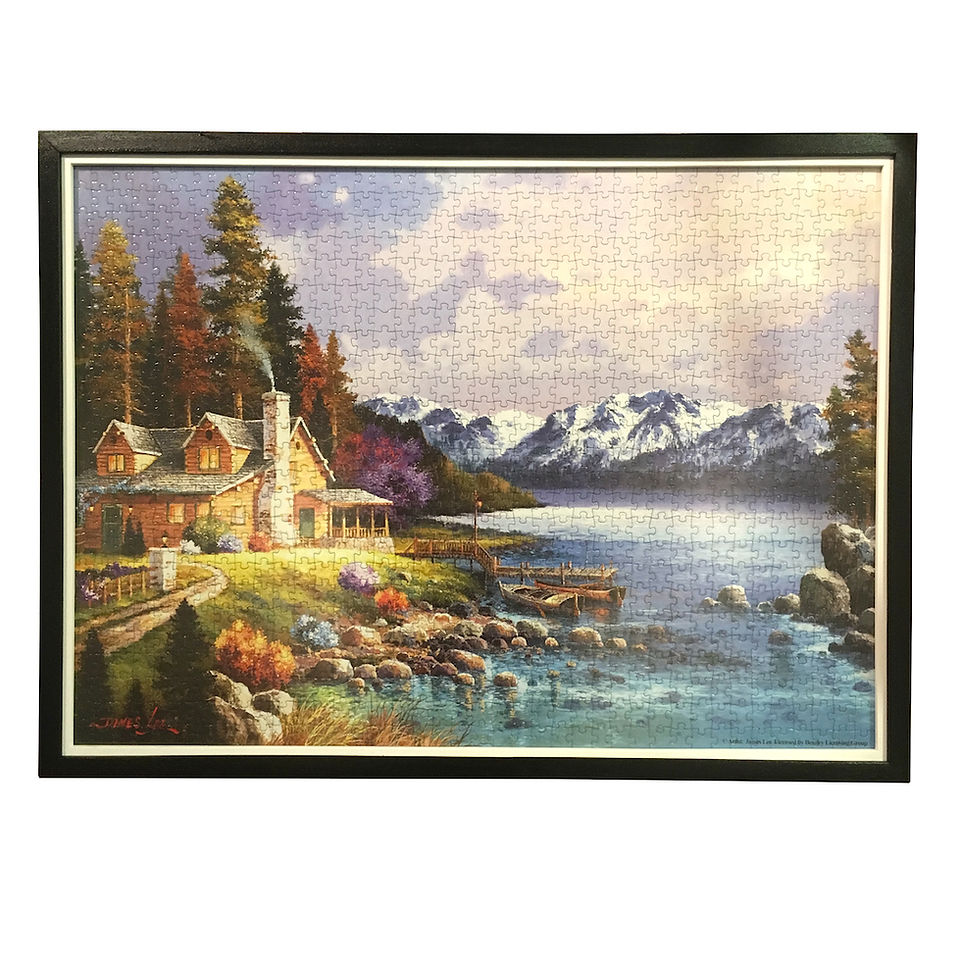 puzzle büyük çerçeve, çift çerçeve