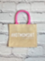 #HOTMOMSHIT Small Jute Tote Bag