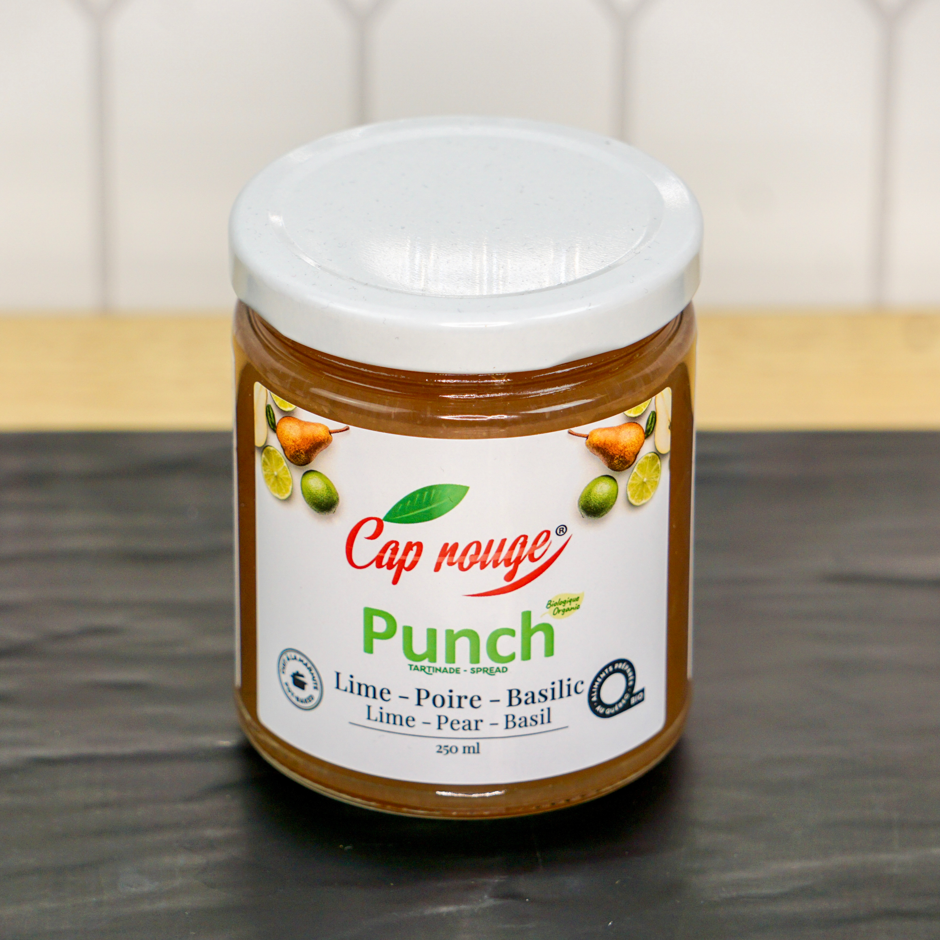 Tartinade de fruit Lime Poire Basilic