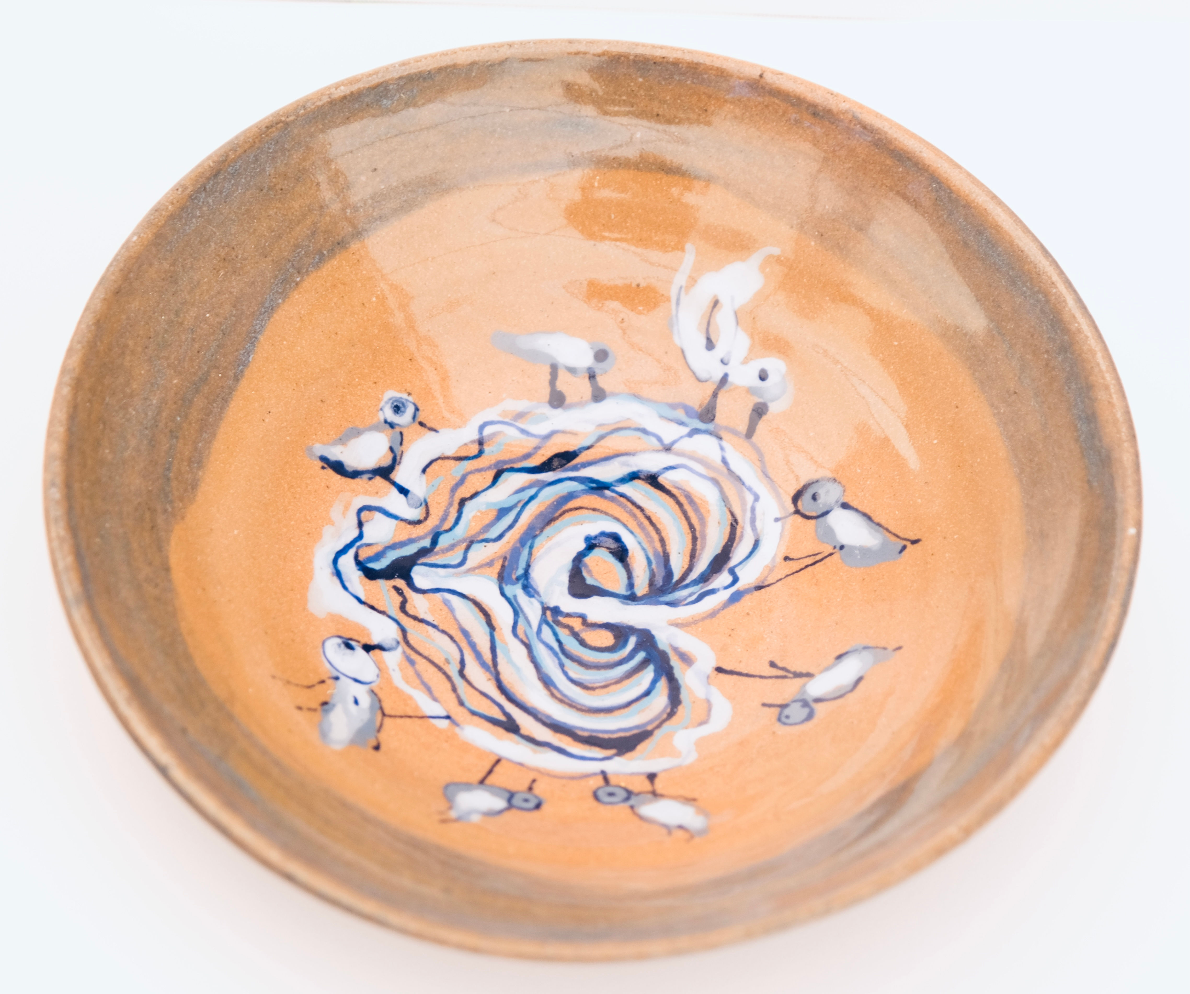 Sandpipers Love Waves Bowl