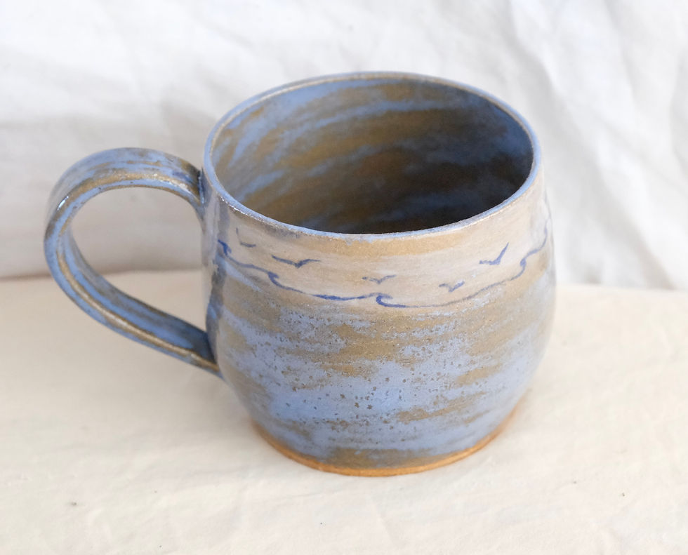 Thumbnail: Birds and Waves Ocean Wash Mug