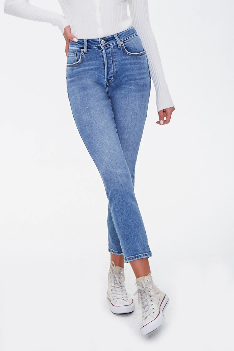 Thumbnail: The Westwood Button-Fly Mom Jeans