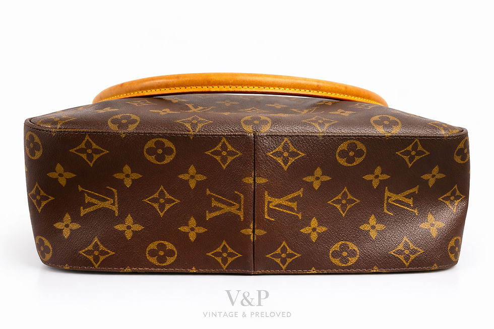 Thumbnail: Louis Vuitton Looping GM Brown Monogram bag with COA and dustbag 
