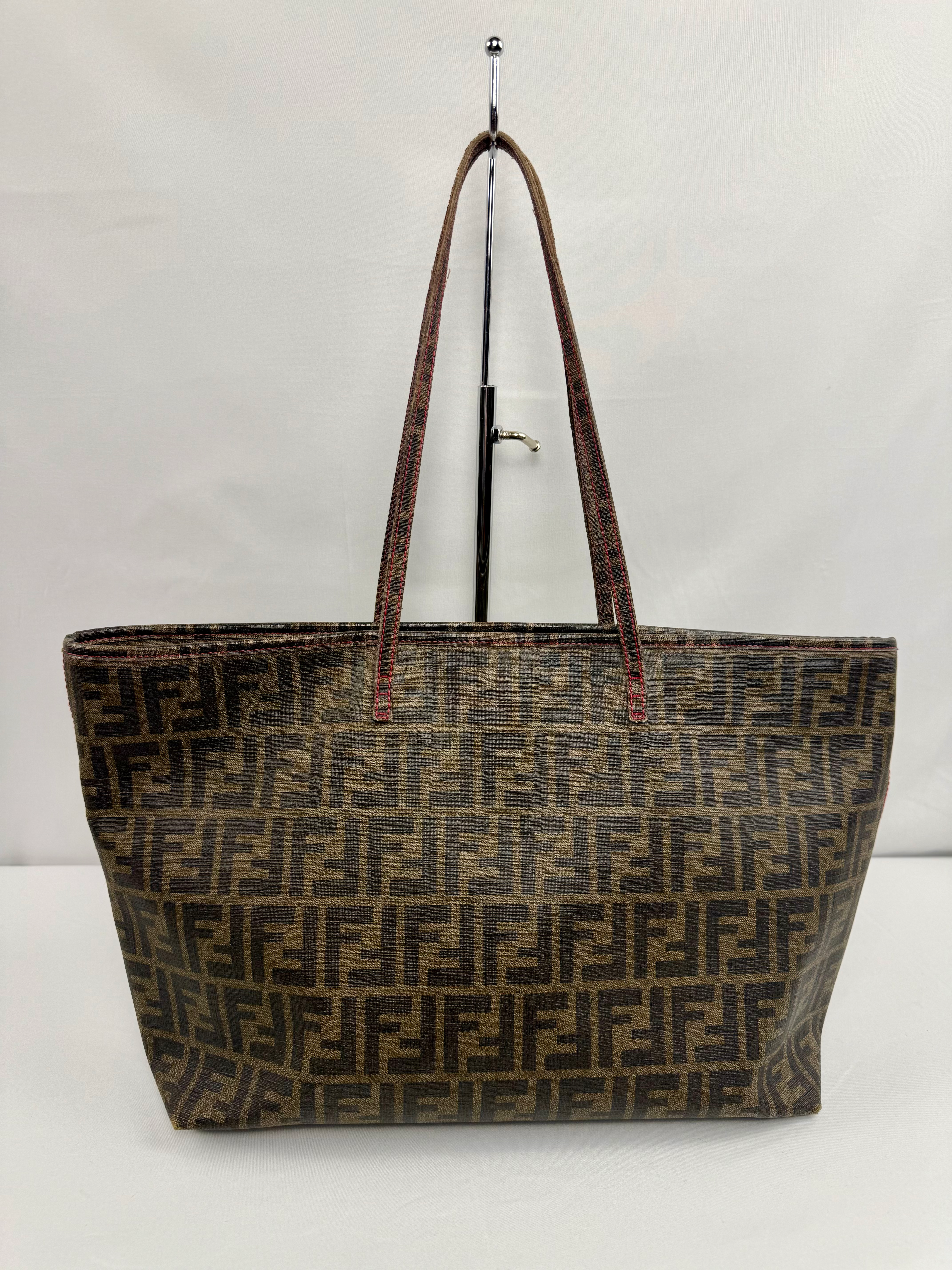 Fendi Zucchino Canvas Roll tote 