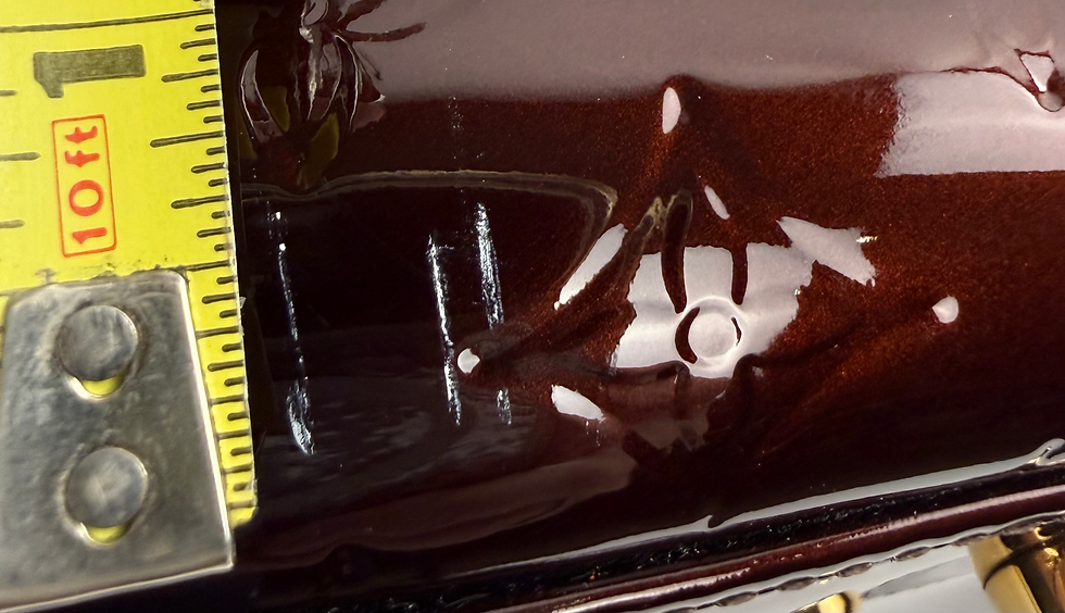 Thumbnail: Louis Vuitton Amarante Verni Brea MM with shoulder strap and COA