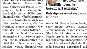 Die Pegida nähert sich