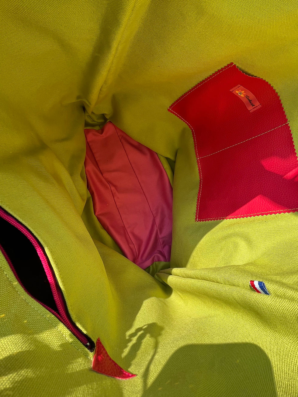 Miniature : CABAS VERT TETE DE MORT