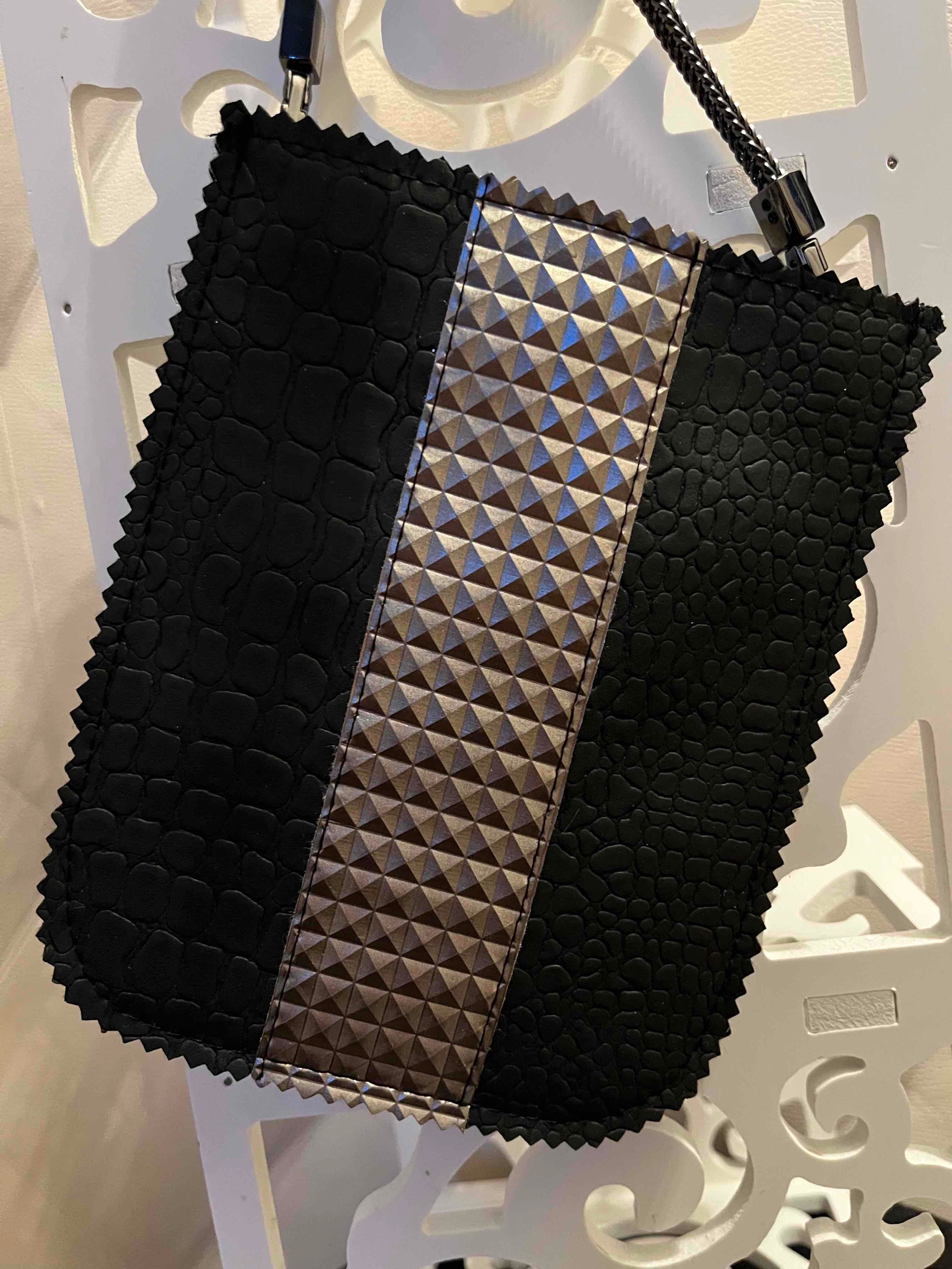 POCHETTE SIMILICUIR - LEELOA - VUE DE FACE