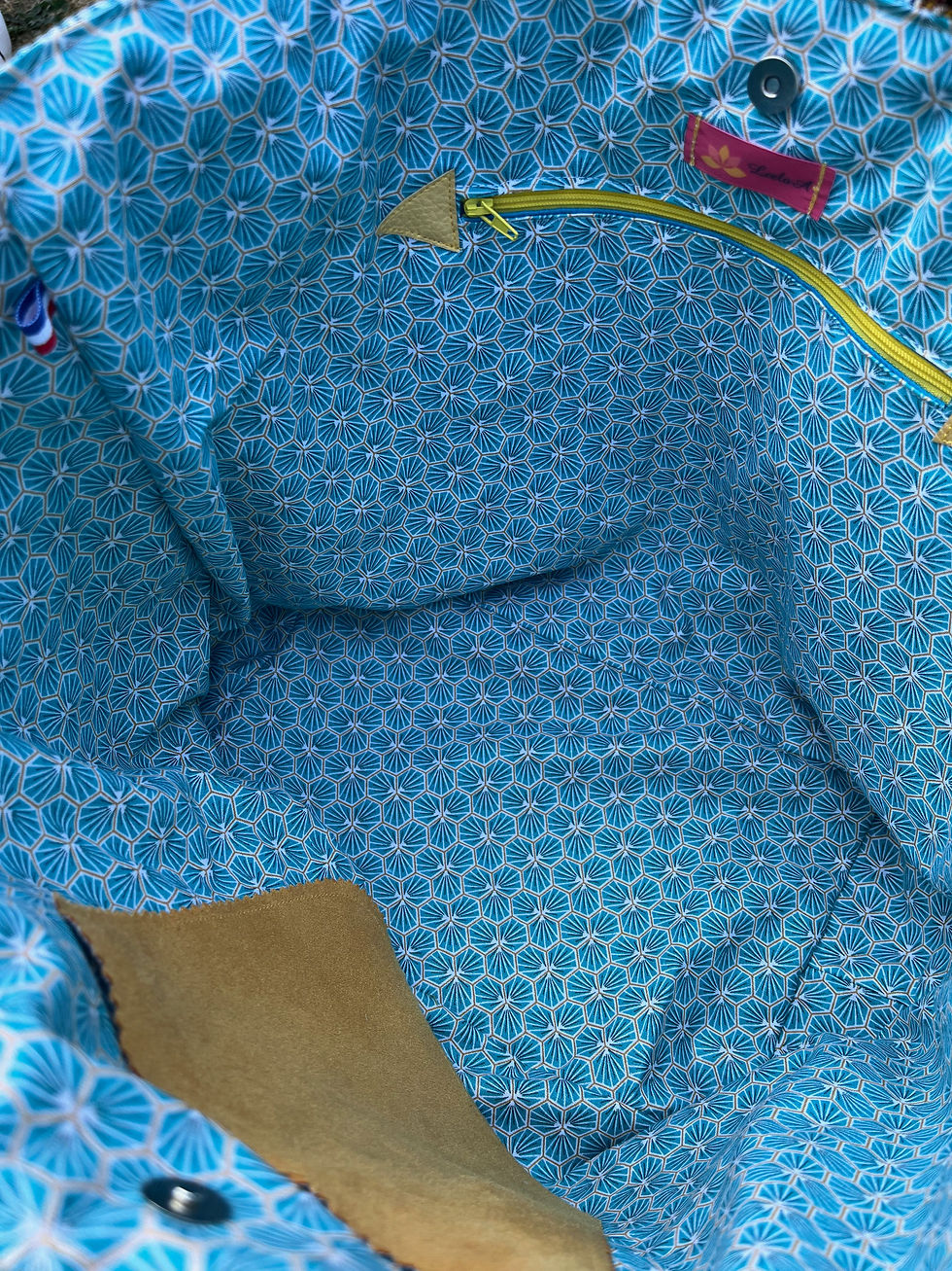 Miniature : AC CABAS JAPONAISE BLEU