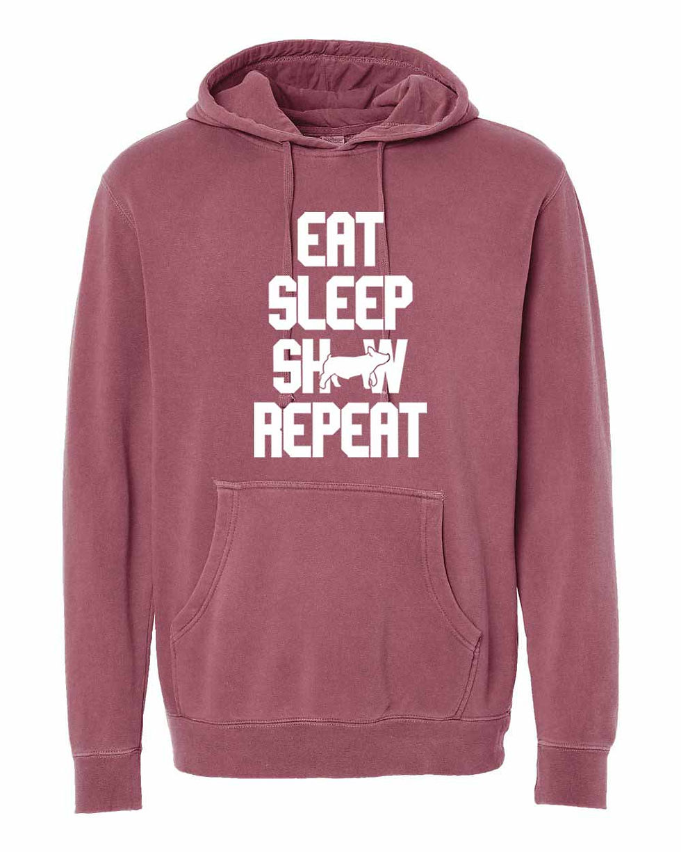 Thumbnail: OH Pigs - Comfort - Youth/Adult/Unisex - Solid Hoodie - PRM4500 - Eat