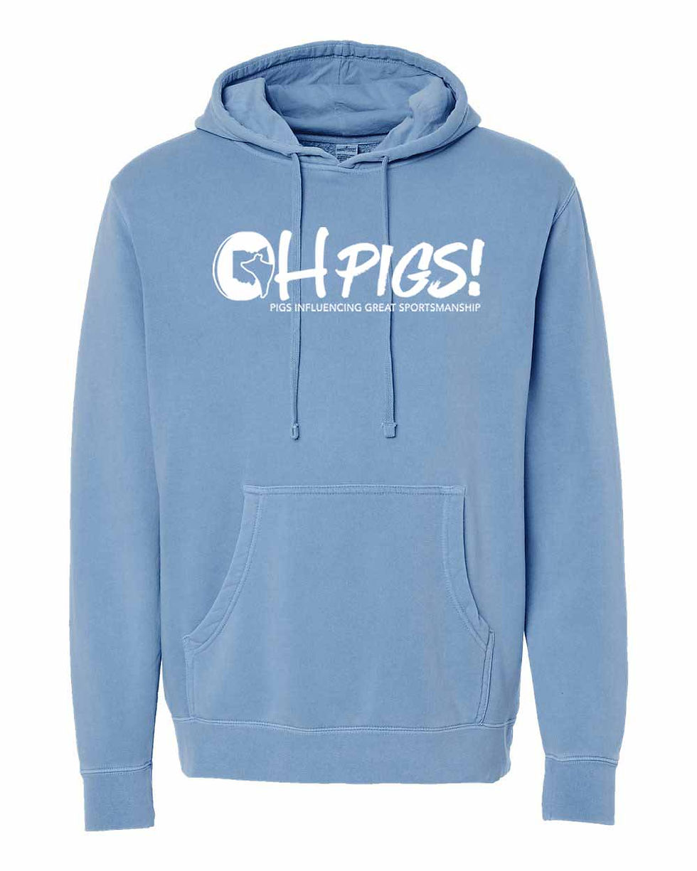 Thumbnail: OH Pigs - Comfort - Youth/Adult/Unisex - Solid Hoodie - PRM4500 - Logo