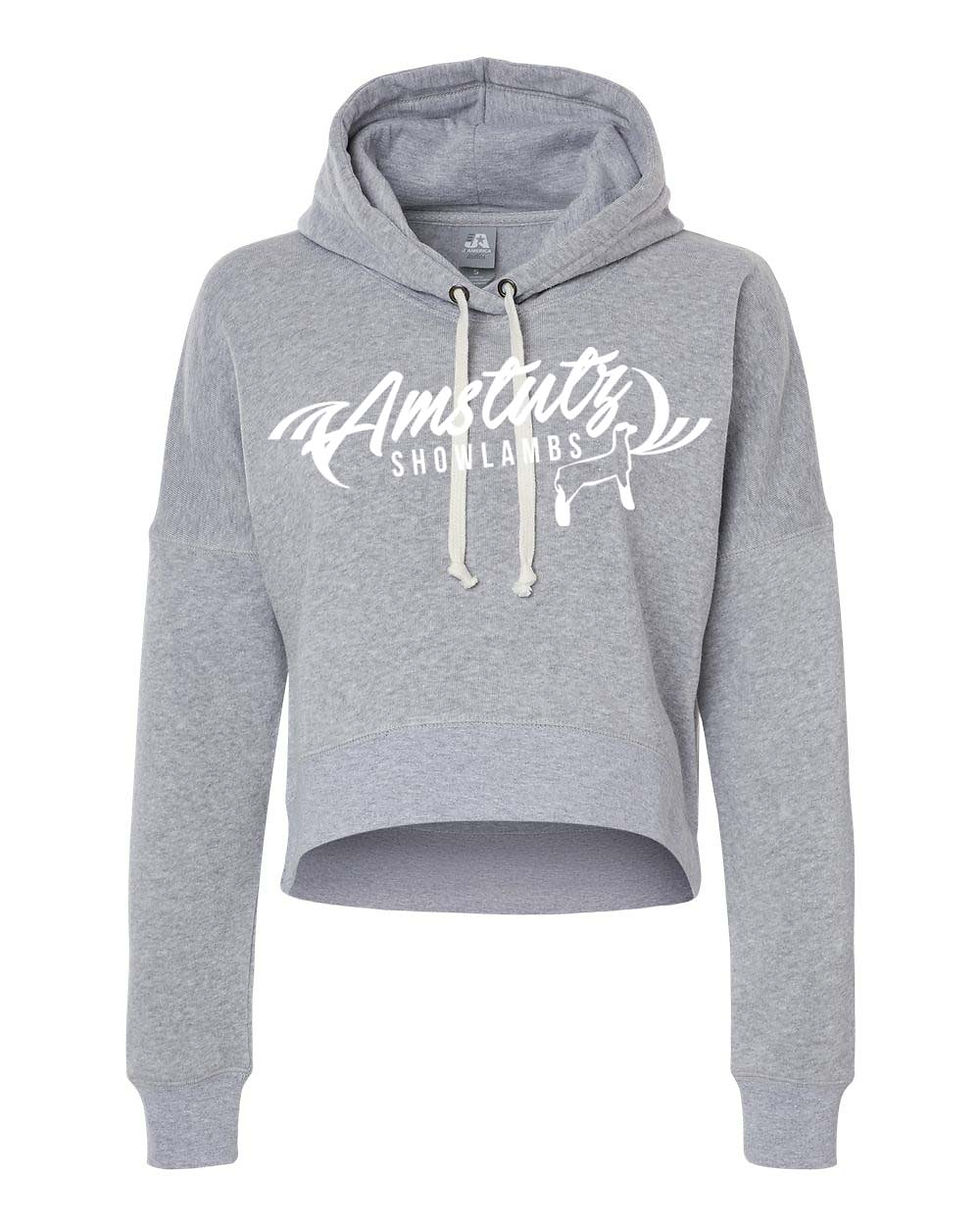 Thumbnail: Amstutz - Women's Crop Hoodie - 8853 - White