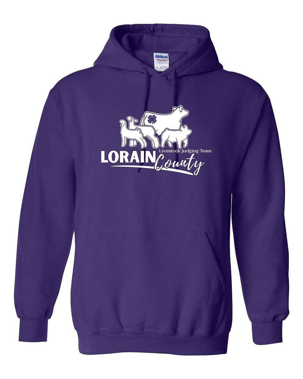Thumbnail: Lorain Co. Judging - Gildan Hoodie - Youth/Adult/Unisex