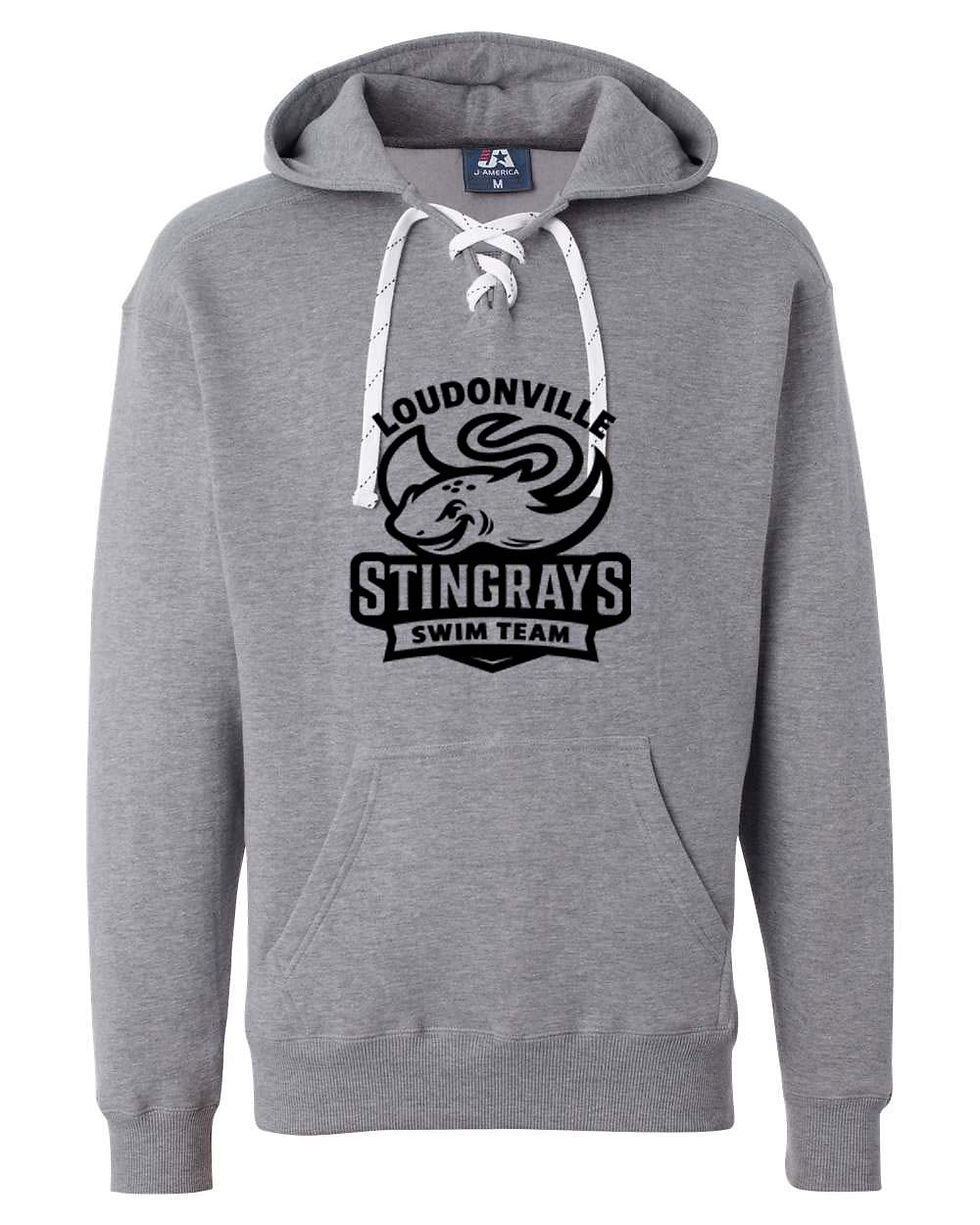 Thumbnail: Stingray Swim - Adult/Unisex - Lace Up Hoodie - JA8830