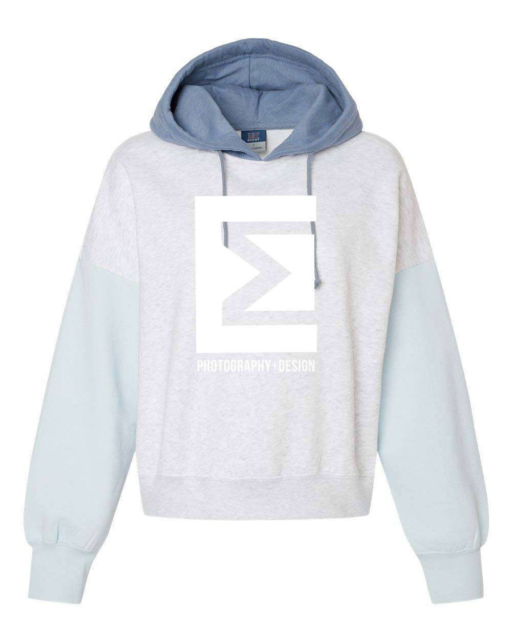 EMPD - Color Block Crop Hoodie - Women's - W23716